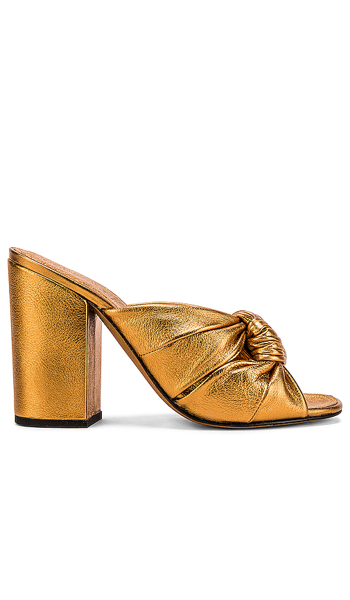 alumnae windsor knot block heel – bronze | r