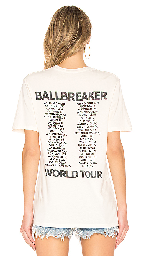 ballbreaker world tour 图案t恤