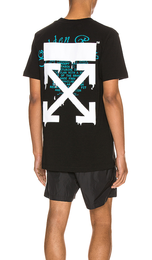 图案t恤                   off-white