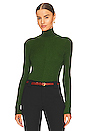 view 1 of 4 PEYTON 高领毛衣 in Forest Green