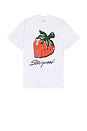 view 1 of 4 STRAWBERRY T恤 in White