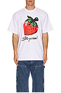 view 4 of 4 STRAWBERRY T恤 in White