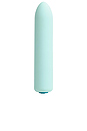view 1 of 2 ZIP RECHARGEABLE BULLET VIBRATOR 振子 in Aqua & Teal
