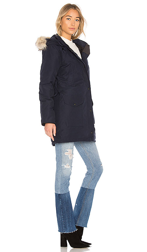 canada goose trillium parka – admiral blue | revolve