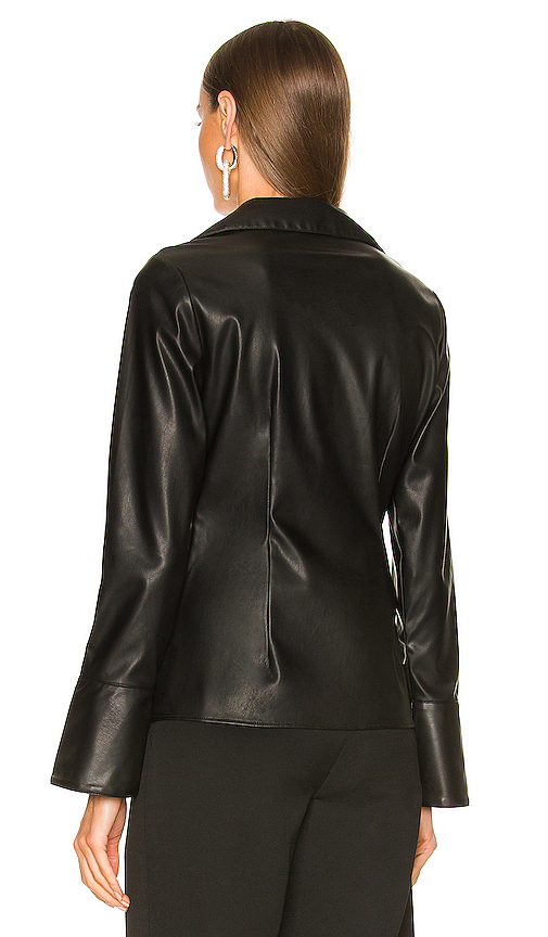Faux Leather Mckenna Top展示图