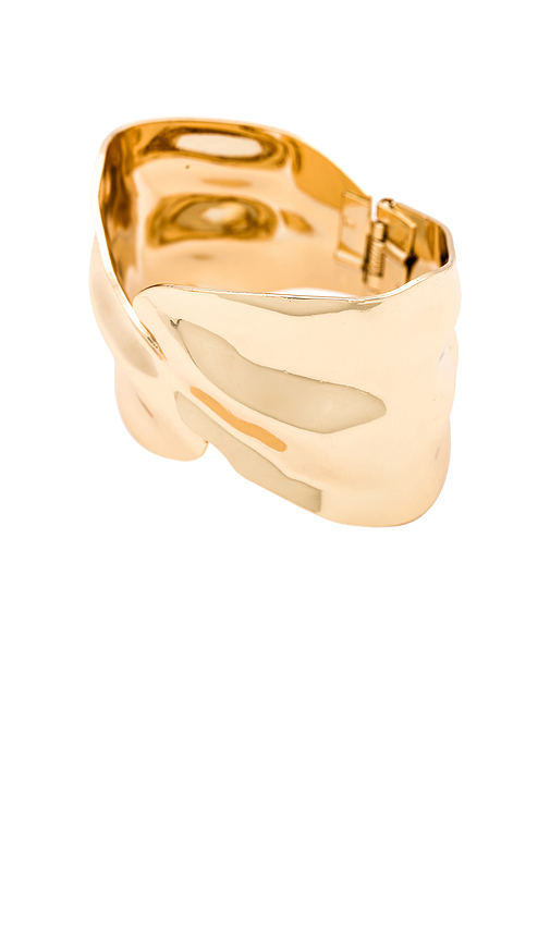 Revolve Abstract Textured Cuff Bracelet Ettika
