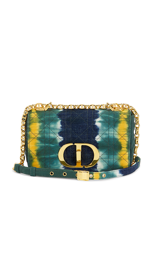 Revolve Dior Tie-Dye Denim Caro Shoulder Bag