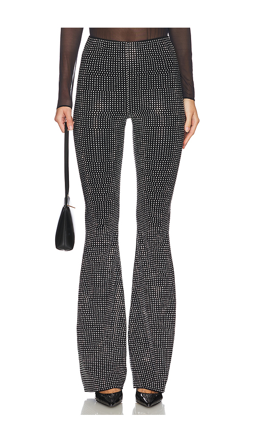 Revolve Crystal Pull On Flare Leggings Good American