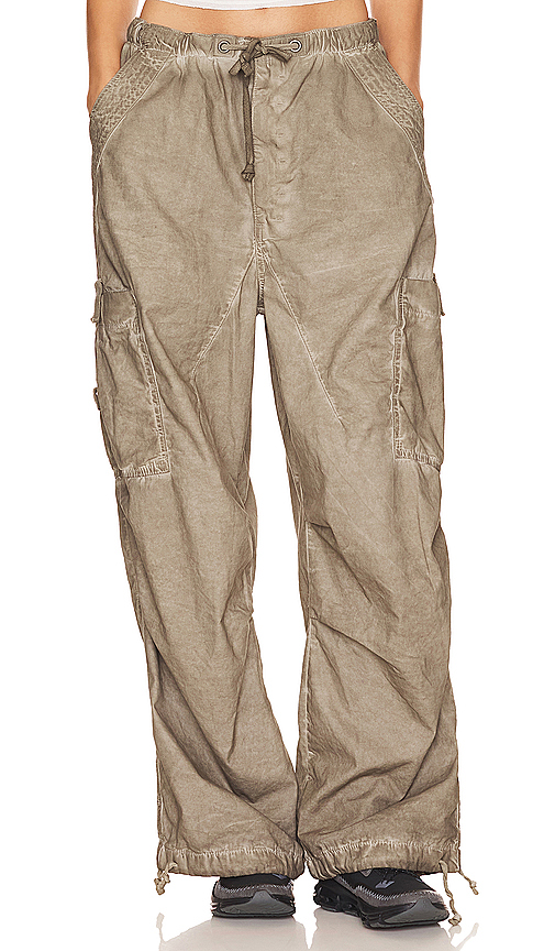 Jaded London Oil Wash Parachute Pants Jaded London