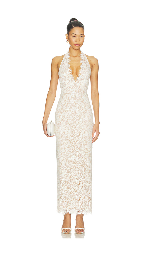 Lovers and Friends Hilly Midi Dress in Ivory