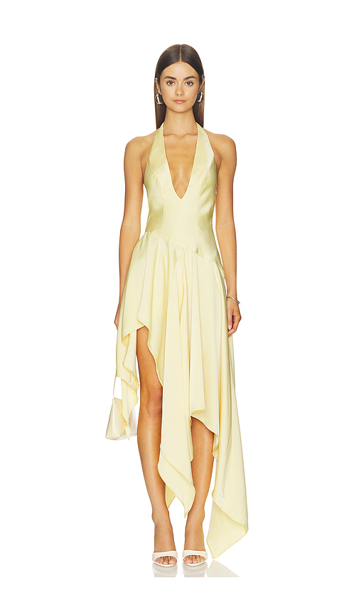 Lovers and Friends Eldrid Gown in Light Yellow