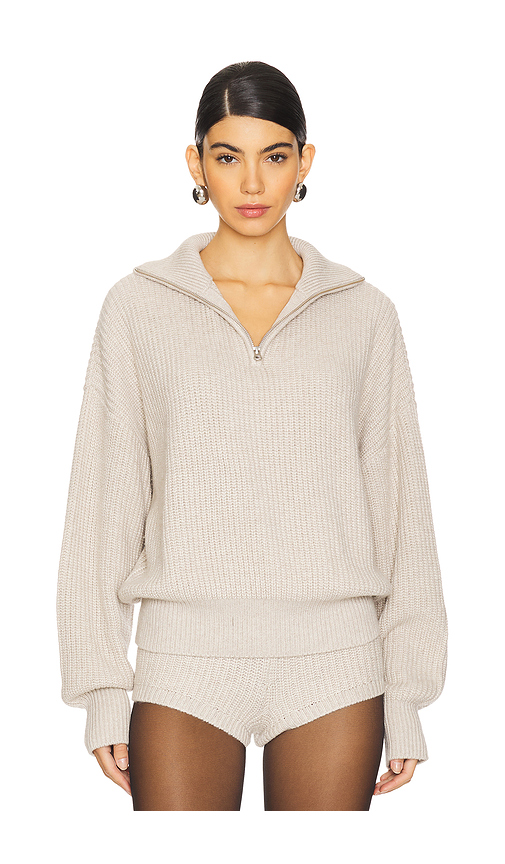 BEIGE, ベイジ RIVOLI リヴォリ ブルゾン ドルマンスリーブ Shivani Zip Sweater | Lovers + Friends