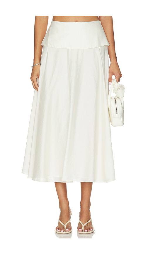 BLOCK JQ TRICOT SKIRT スカート　ホワイト　Mサイズ Jossie Midi Skirt | Lovers + Friends