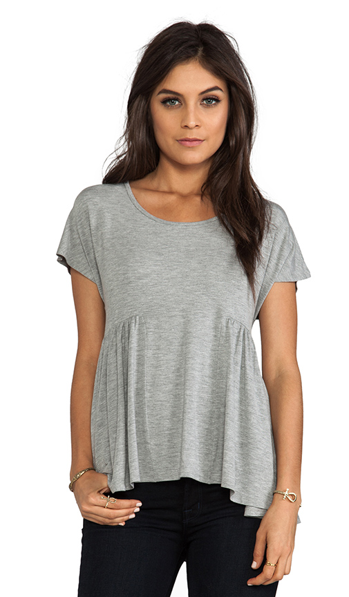 lovers   friends take me there top – heather grey | revolve