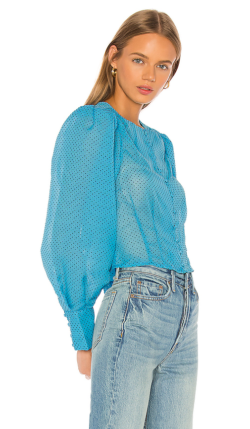 lpa salma top – cerulean blue | revolve