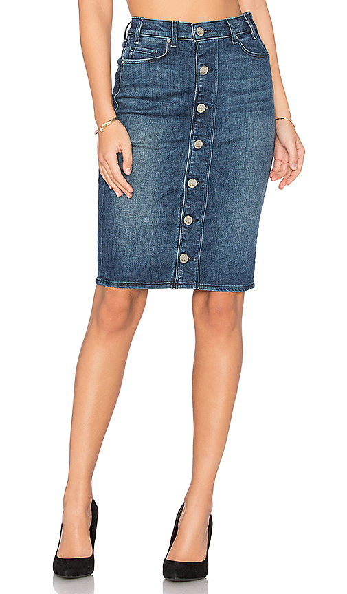 MCGUIRE Marino Button Front Skirt in 