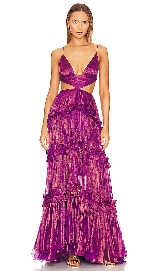 Maria Lucia Hohan Elaine Gown in Flame | REVOLVE