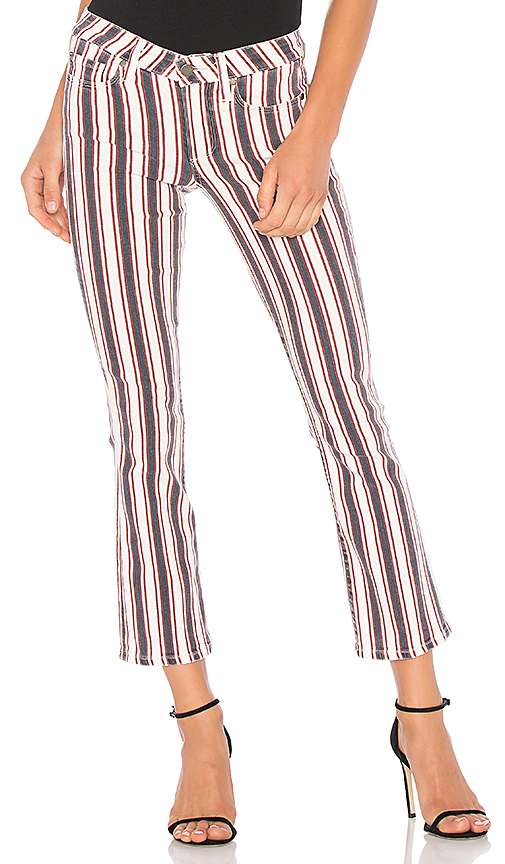 paige jocelyn 七分喇叭口牛仔裤 – emerson stripe | revolve