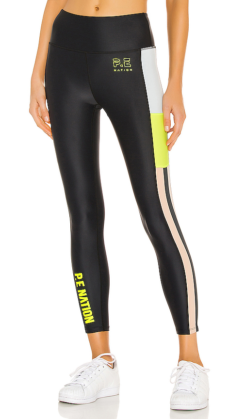 P.E Nation Bar Down Legging in Black 