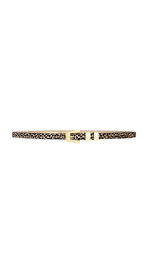Faux Fur Modern Slim Belt