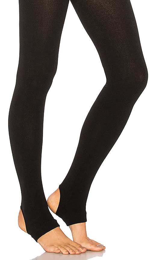 Plush Fleece Lined Stirrup Tights in 