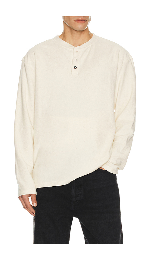 Revolve Vintage Terry Long Sleeve Henley Rhythm