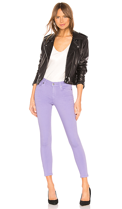 7 for all mankind ankle skinny – soft lilac | revolve