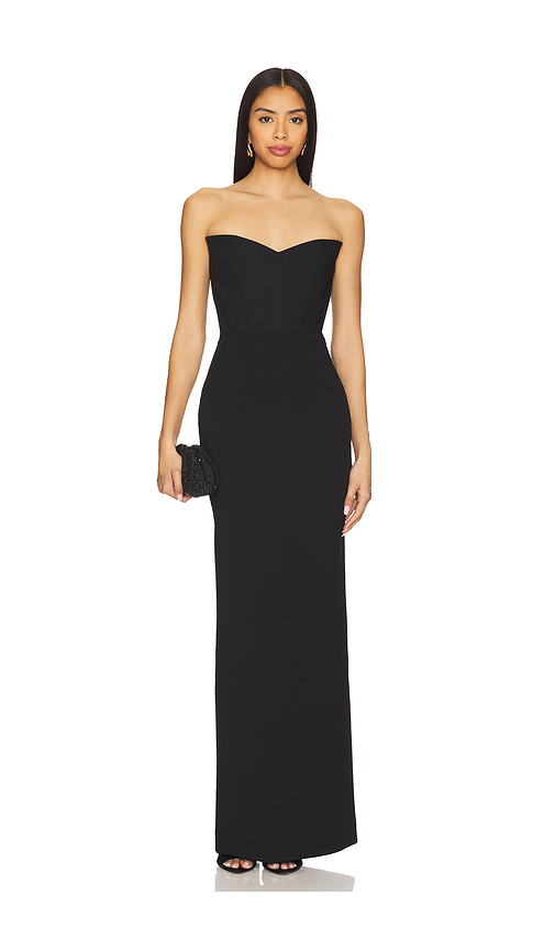 【SOLACE LONDON】Malla クレープ コルセット マキシドレス SOLACE LONDON Malla strapless crepe gown | NET-A-PORTER
