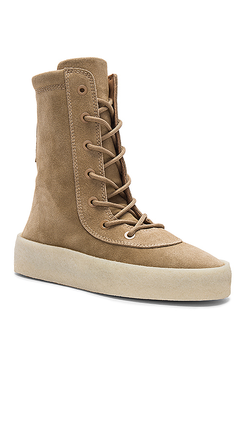 yeezy season 4 crepe boot – taupe | revolve