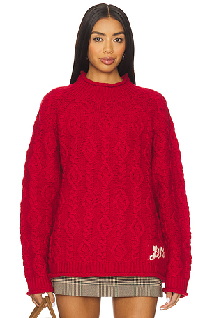 FFION STITCH INTEREST ジャンパー Damson Madder