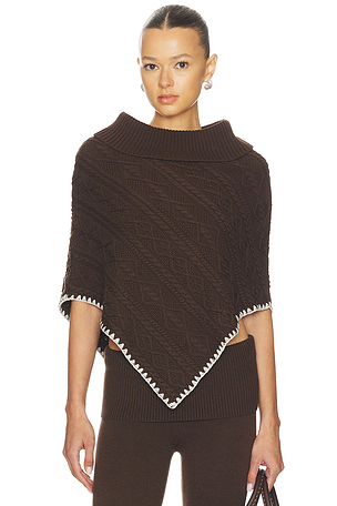 WINDSWEPT COTTON KNIT 披风 Frankies Bikinis