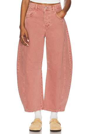 WE THE FREE GOOD LUCK ミッドライズバレルジーンズ Free People