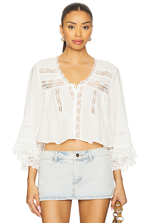 ROSA 荷叶边上装 Free People