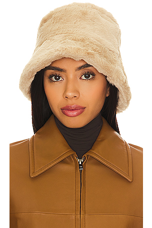 Faux Fur Bucket Hat Attack