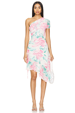 カットアウトフリルミニドレス Kim Shui