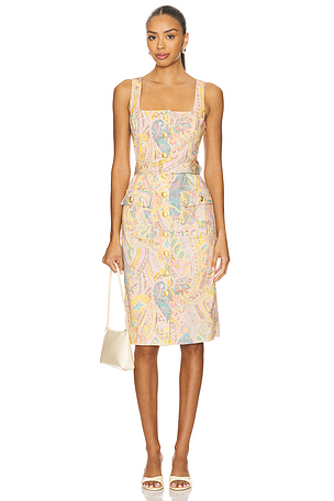 VESTIDO MIDI IDY L'AGENCE