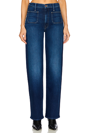 The Patch Pocket Rambler Zip Sneak Jeans MOTHER