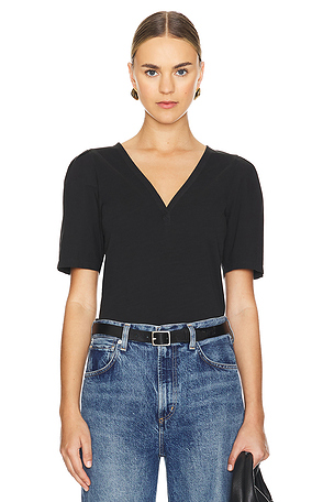 JOELENE Vネックショートスリーブトップ Nation Los Angeles