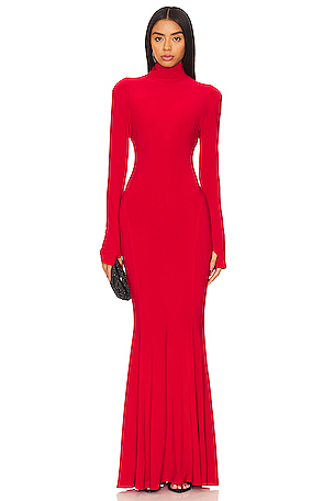 龟尾鱼尾礼服 Norma Kamali