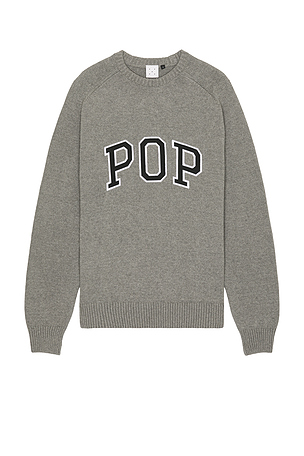 Knitted Arch Crew Neck Sweatshirt Pop Trading Company
