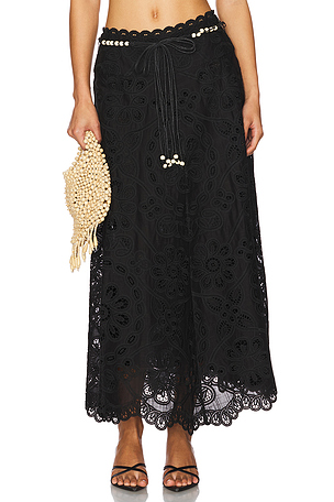 Rhiannon Embroidered Skirt Zimmermann
