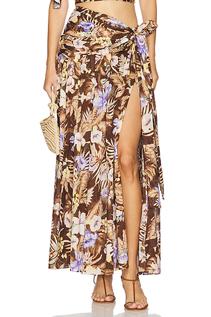 Coco Bow Maxi Skirt Zimmermann