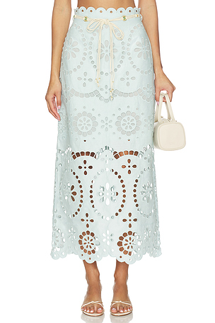 Awaken Embroidered Skirt Zimmermann