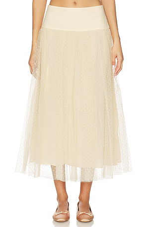 Tulle Dot Midi Skirt Zimmermann
