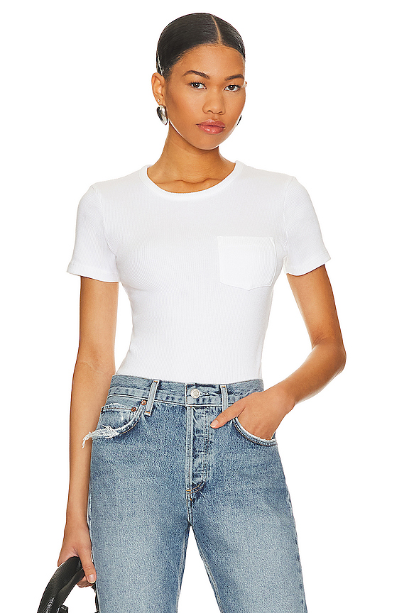 Arlo Rib Pocket Tee AGOLDE