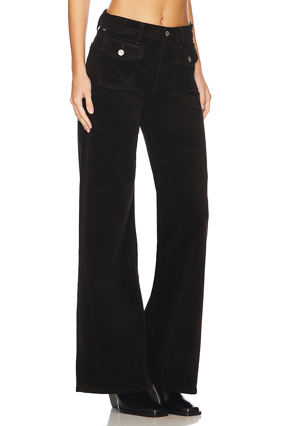 view 2 of 6 БРЮКИ-КЛЕШ С НАКЛАДНЫМИ КАРМАНАМИ RAVEN in Clove