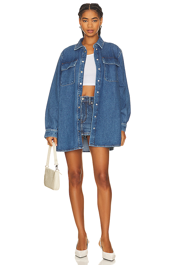 The A-line Shirt Dress FRAME