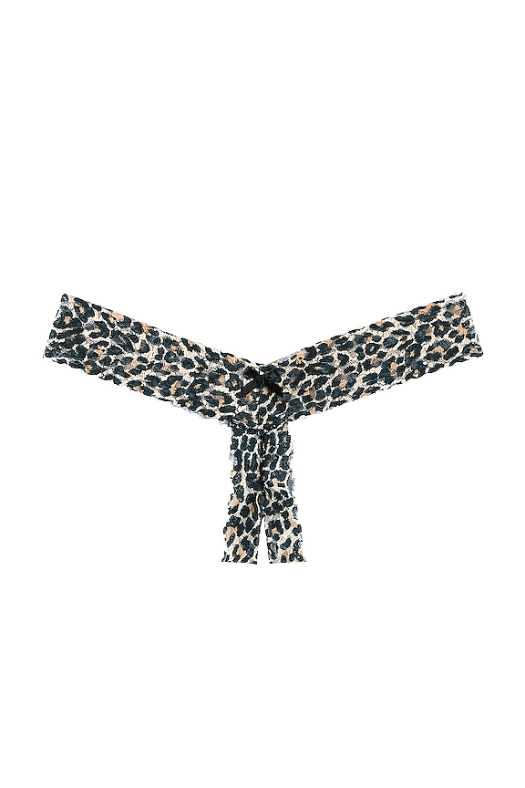 AFTER MIDNIGHT Racy Leopard Thong Hanky Panky
