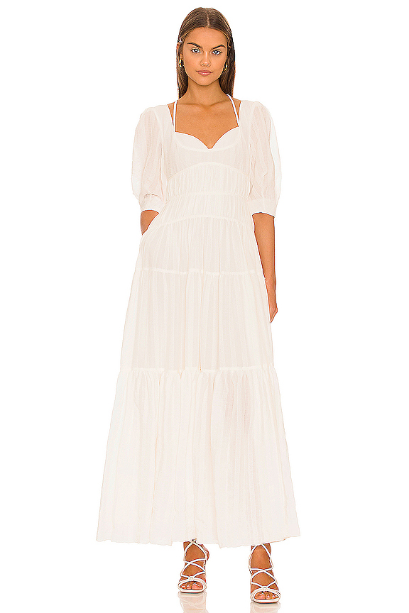 Wilder Scoop Neck Maxi Dress SIMKHAI