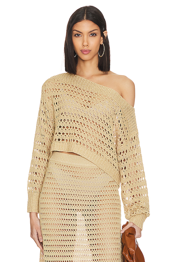 Jalisa Open Stitch Sweater L'Academie